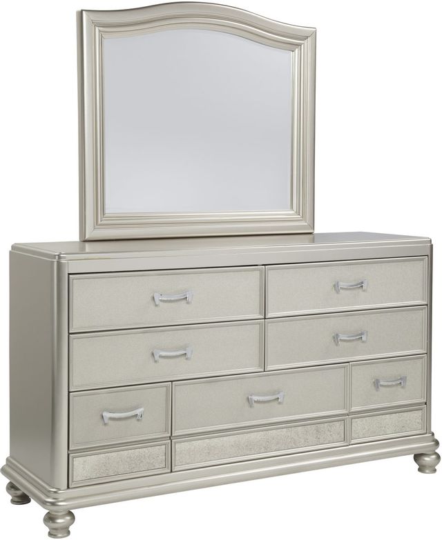 Signature Design by Ashley® Coralayne Silver Dresser and Mirror