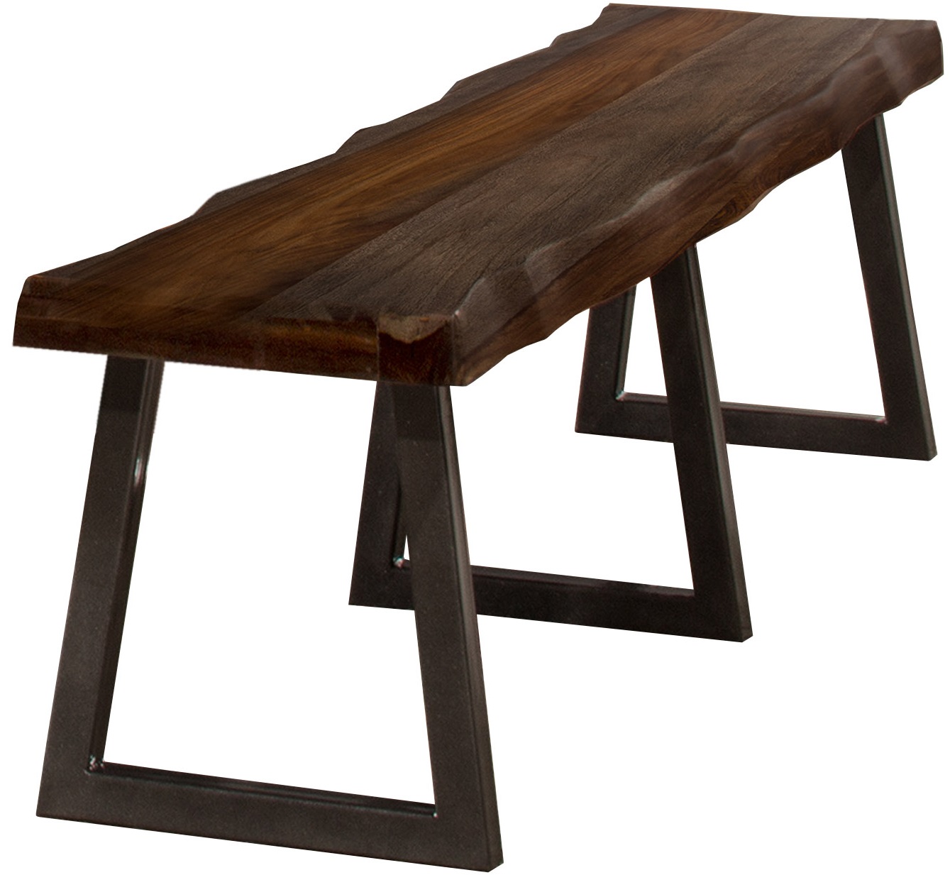 Hillsdale Furniture Emerson Gray Sheesham Bench Johnson's Furniture ...