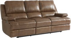 Bassett® Furniture Club Level Parsons Umber Power Sofa