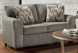 Affordable Furniture Allure Grey Loveseat  Crane's L&M Appliance Center