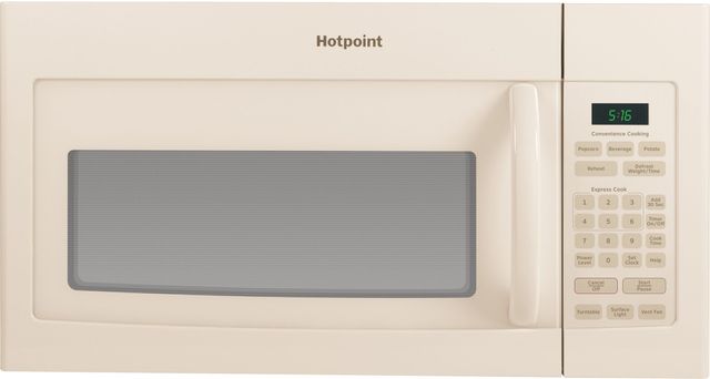 Hotpoint® 1.6 Cu. Ft. Bisque Over The Range Microwave Oven