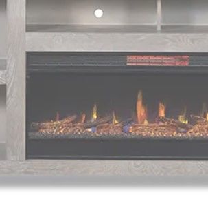 Legends Furniture Inc. Driftwood 85" Fireplace Console 1