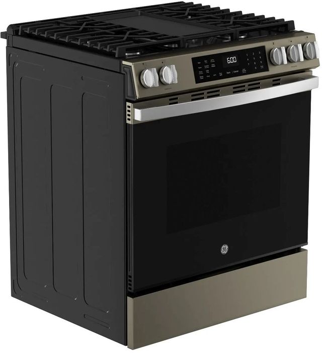 Ge® 600 Series 30 Slate Slide In Gas Range Dick Van Dyke Appliance World Springfield 7843