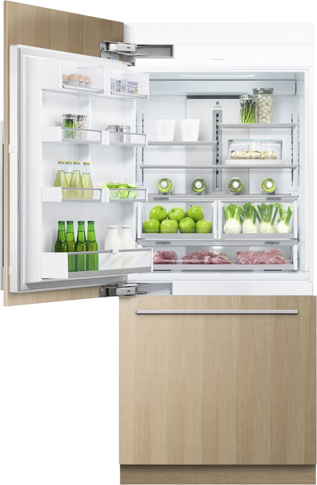 Fisher & Paykel Series 7 16.8 Cu. Ft. Panel Ready Bottom Freezer Refrigerator 1