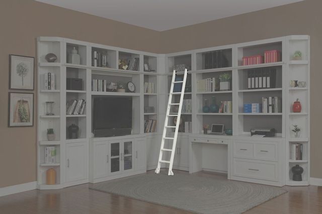 Parker House® Catalina Cottage White Library Ladder 1
