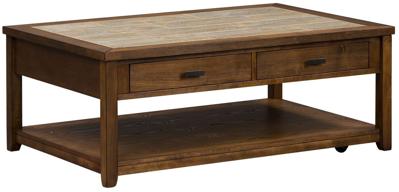 Liberty Furniture Mesa Valley Tobacco Cocktail Table