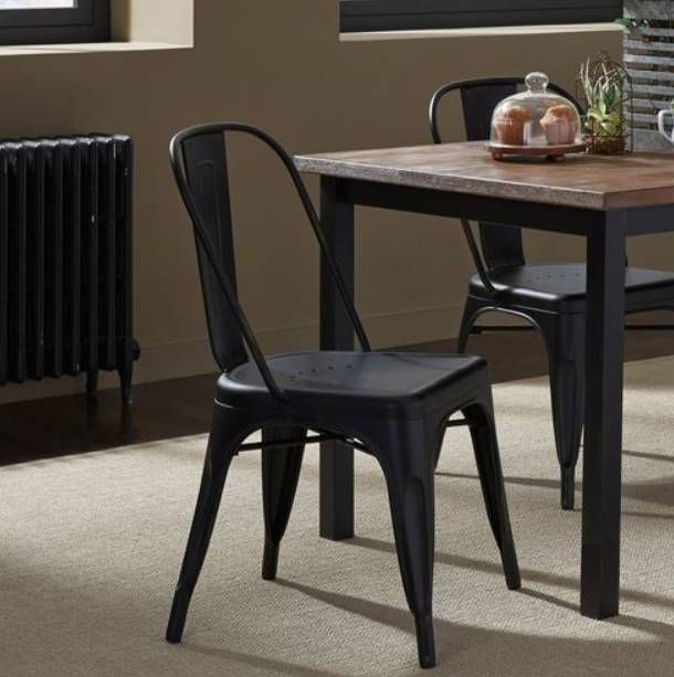 Liberty Vintage Dining Black Side Chair 4