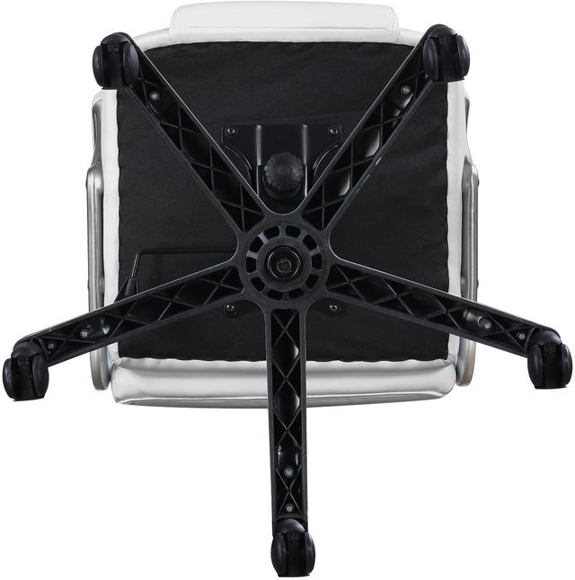 Coaster® Kaffir White/Silver Adjustable Height Office Chair-2