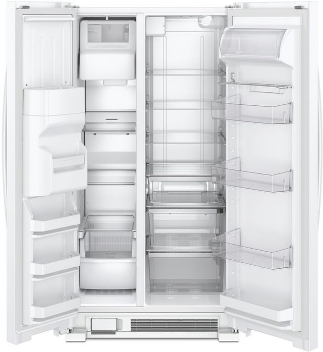 Whirlpool® 33 in. 21.0 Cu. Ft. White Side-by-Side Refrigerator-3