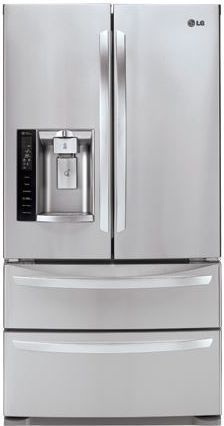 LG 27 Cu. Ft. French Door Refrigerator-Stainless Steel