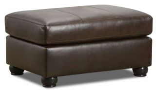 Lane® Furniture Davenport Walnut Leather Ottoman