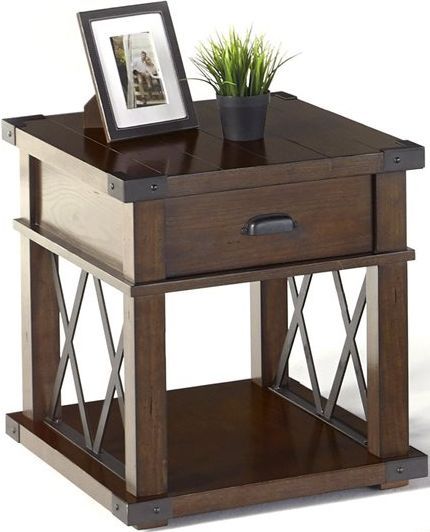 Progressive® Furniture Landmark Vintage Ash End Table
