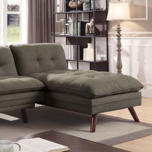 Furniture of America® Braga Gray Chaise