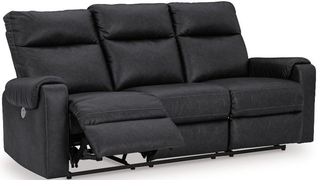 Signature Design by Ashley® Axtellton Carbon Power Reclining Sofa ...