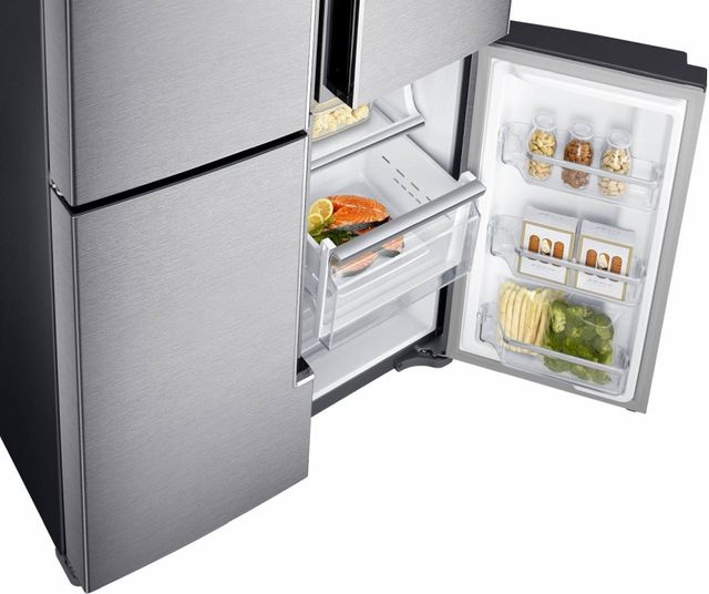 Samsung 23.0 Cu. Ft. Fingerprint Resistant Stainless Steel Counter Depth 4-Door Flex™ Refrigerator 6
