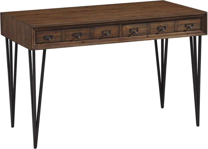 Coast2Coast Home™ Accents by Andy Stein Oxford Black/Distressed Brown Writing Desk/Console Table