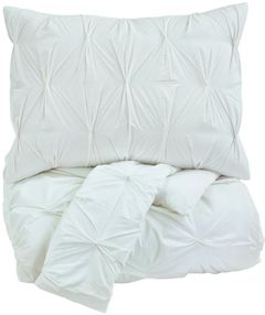Signature Design by Ashley® Rimy 3-Piece White Queen Comforter Set