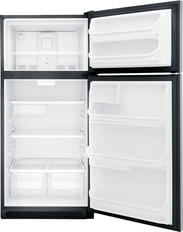 Frigidaire® 18 Cu. Ft. Stainless Steel Top Freezer Refrigerator 1