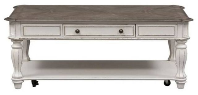 Liberty Magnolia Two-tone Manor Cocktail Table-1