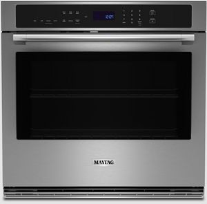 Maytag® 30" Fingerprint Resistant Stainless Steel Single Electric Wall Oven with Air Fryer