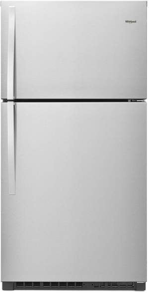 FLOOR MODEL Whirlpool® 33 in. 21.3 Cu. Ft. Fingerprint Resistant Stainless Steel Top Freezer Refrigerator