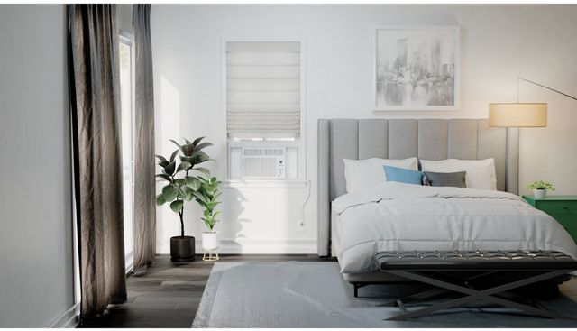 GE® 6,000 BTU's Light Cool Gray Window EZ Mount Room Air Conditioner 6