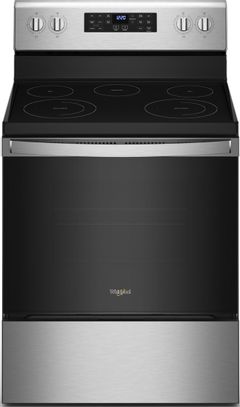 Whirlpool® 30" Stainless Steel Free Standing Electric Range-WFE535S0LS