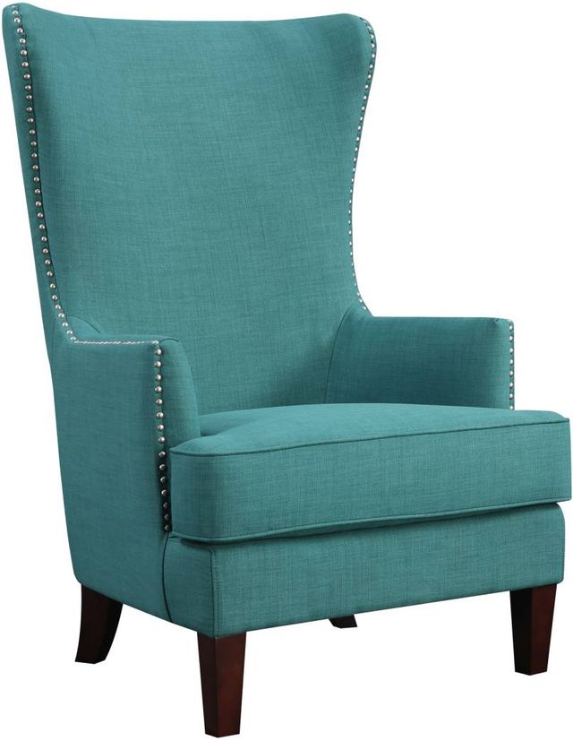 Elements International Kori Teal Accent Chair | Bob Mills Furniture