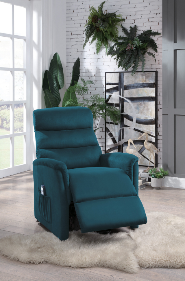 Homelegance Miralina Blue Power Lift Chair 6