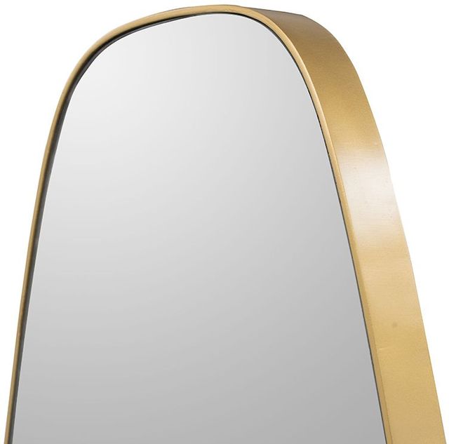 A & B Home Gold Trim Wall Mirror-1