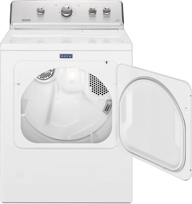 Maytag® 7.0 Cu. Ft. White Front Load Electric Dyer 1