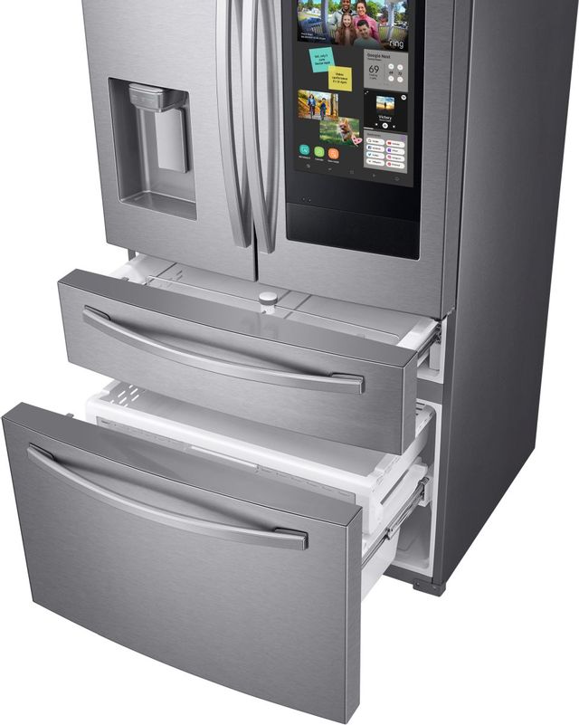 Samsung 22.2 Cu. Ft. Fingerprint Resistant Stainless Steel Counter Depth French Door Refrigerator 25