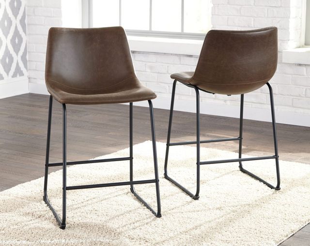 Signature Design by Ashley® Centiar Brown Counter Height Stool 12