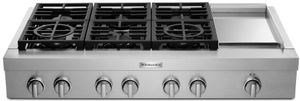 KitchenAid® 48" Stainless Steel Gas Rangetop