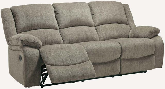 Signature Design by Ashley® Draycoll Pewter Reclining Sofa 2
