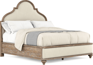 A.R.T. Furniture® Architrave Almond Queen Upholstered Panel Bed