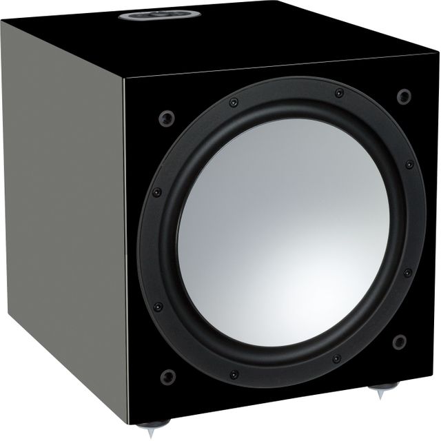 Monitor Audio Silver W-12 Black Gloss Subwoofer 1