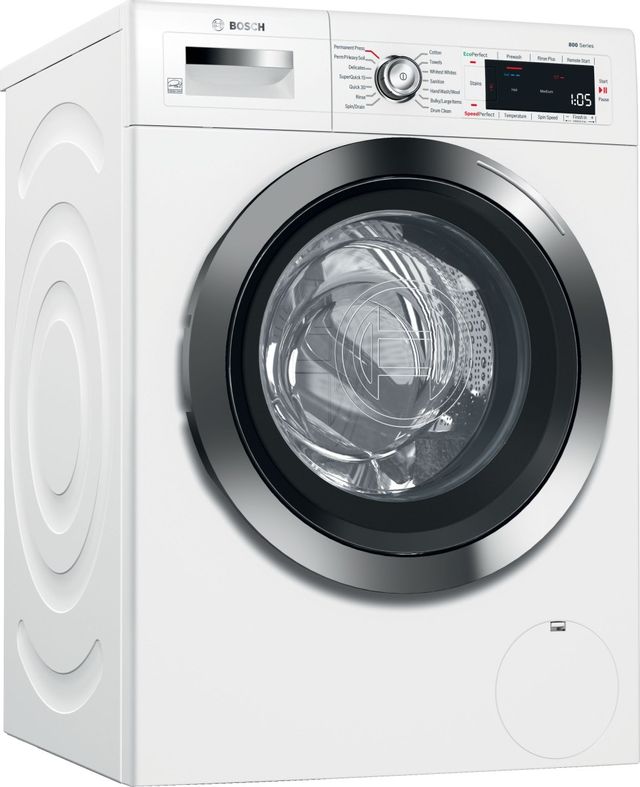 Bosch 800 Series 2.2 Cu. Ft. White Front Load Compact Washer-0
