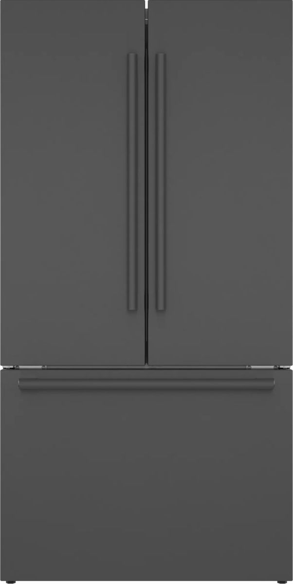 Bosch 800 Series 20.8 Cu. Ft. Black Stainless Steel Counter Depth French Door Refrigerator-0