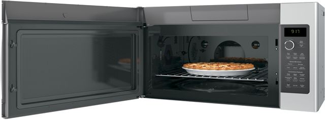 GE Profile™ 1.7 Cu. Ft. Stainless Steel Over The Range Microwave 1