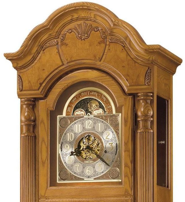Howard Miller® Kinsley Golden Oak Grandfather Clock 1