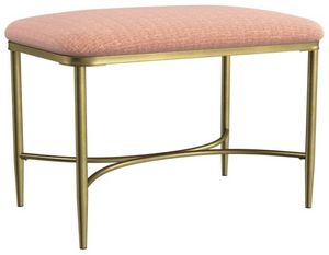 Hillsdale Furniture Wimberly Coral/Gold Vanity Stool