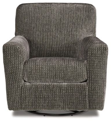 Signature Design by Ashley® Herstow Charcoal Swivel Glider Chair-1