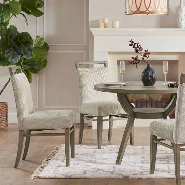 Olliix by Madison Park Cream Set of 2 Elmwood Dining Chairs | Fischer ...