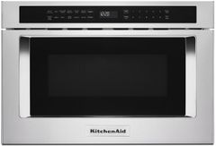 KitchenAid® 1.2 Cu. Ft. Stainless Steel Under Counter Microwave Drawer-KMBD104GSS