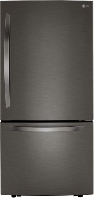 LG 25.5 Cu. Ft. PrintProof™ Black Stainless Steel Bottom Freezer Refrigerator