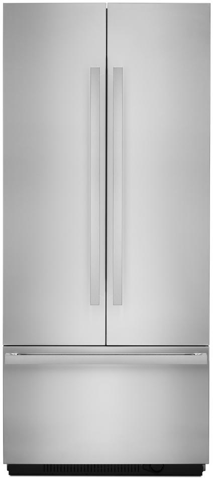 JennAir® Noir™ 36" Fully Integrated Built-In French Door Refrigerator Panel-Kit