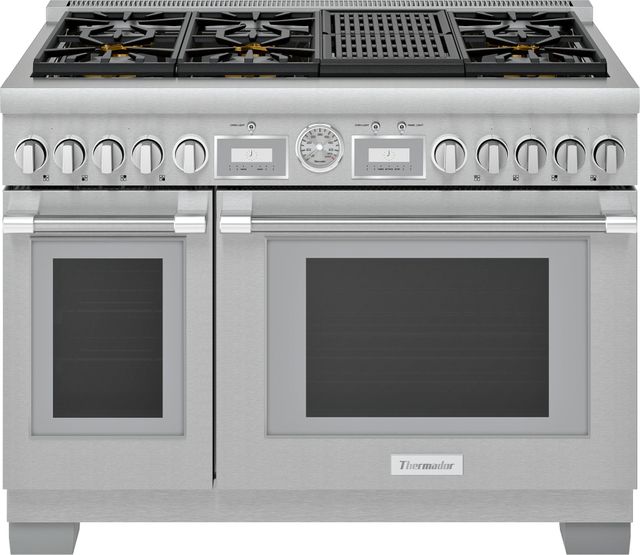 Thermador® Pro Grand® 48" Stainless Steel Pro Style Gas Range