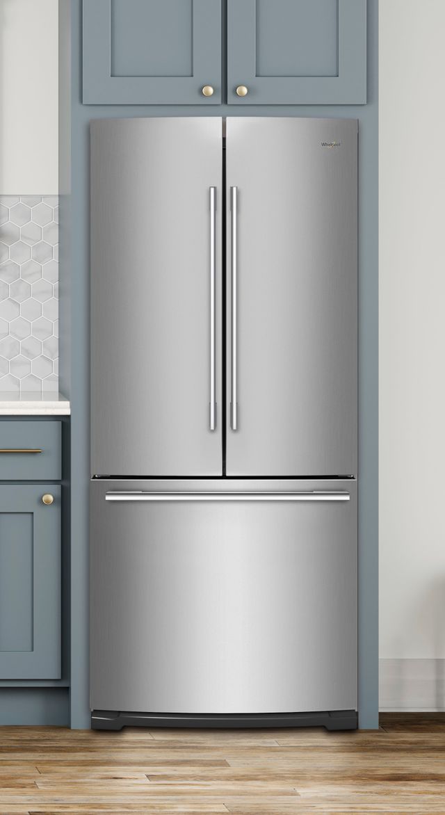 Whirlpool® 19.7 Cu. Ft. French Door Refrigerator-Fingerprint Resistant Stainless Steel 5