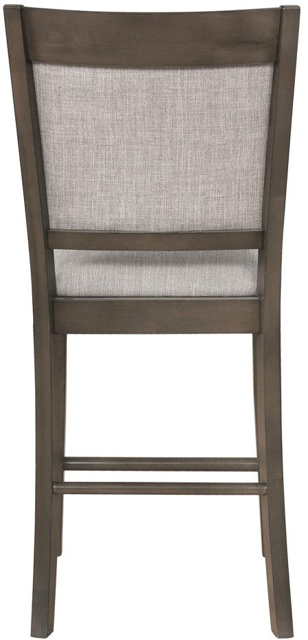 Crown Mark Fulton Brown/Grey Counter Height Dining Side Chair-2